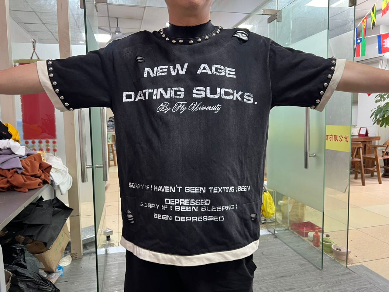 Depressed tee