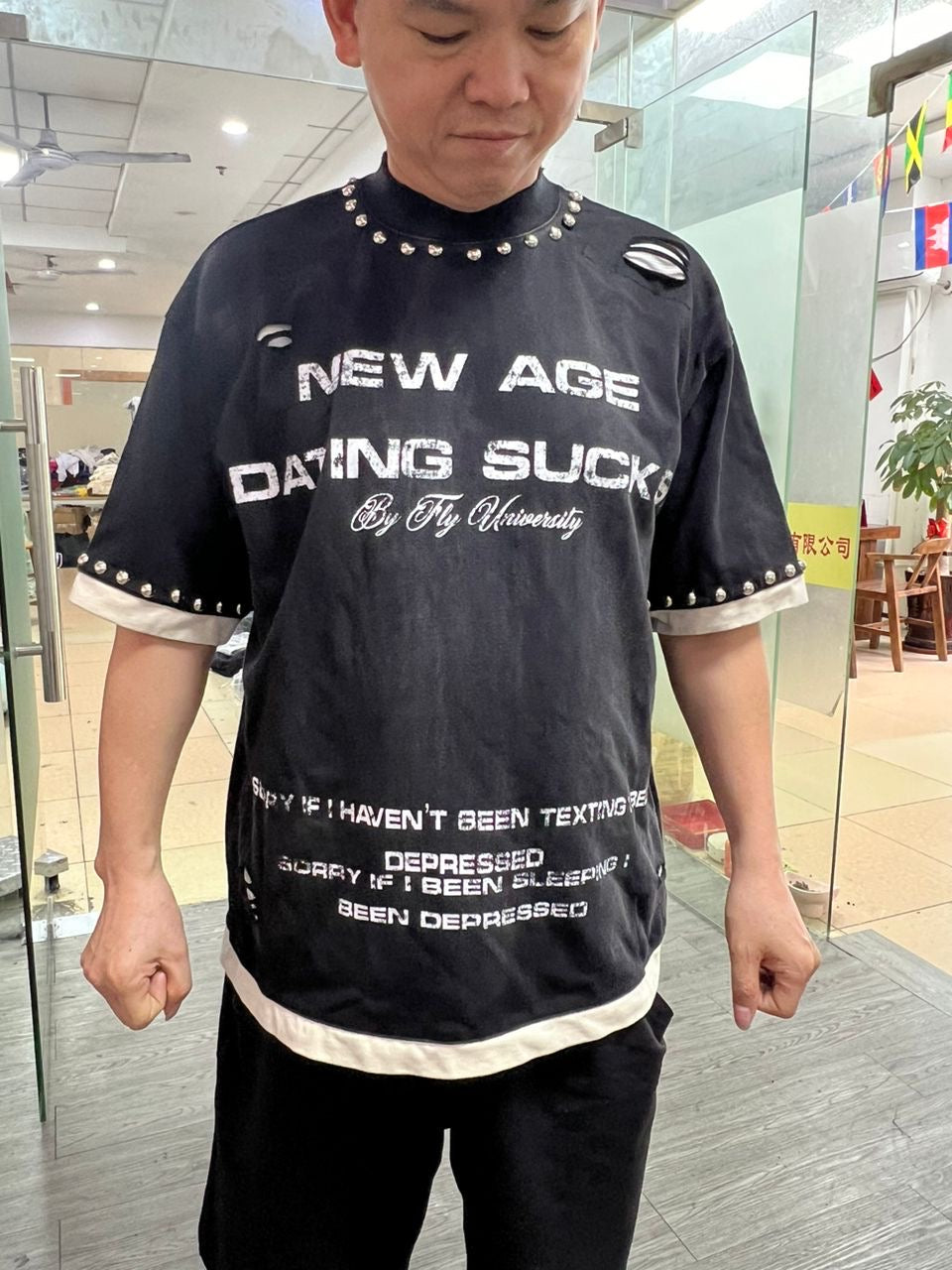 Depressed tee
