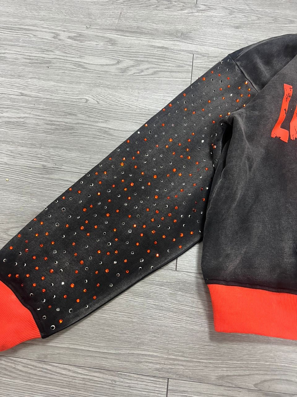 Red /black zipup